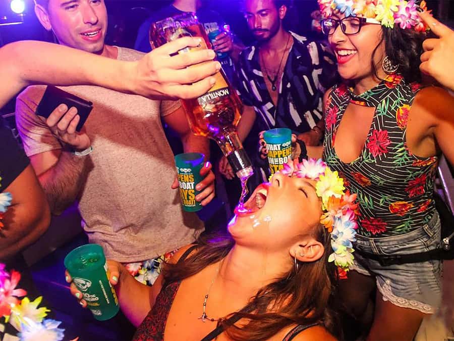 Unforgettable Boat Party - The boat turns into a two-floor club