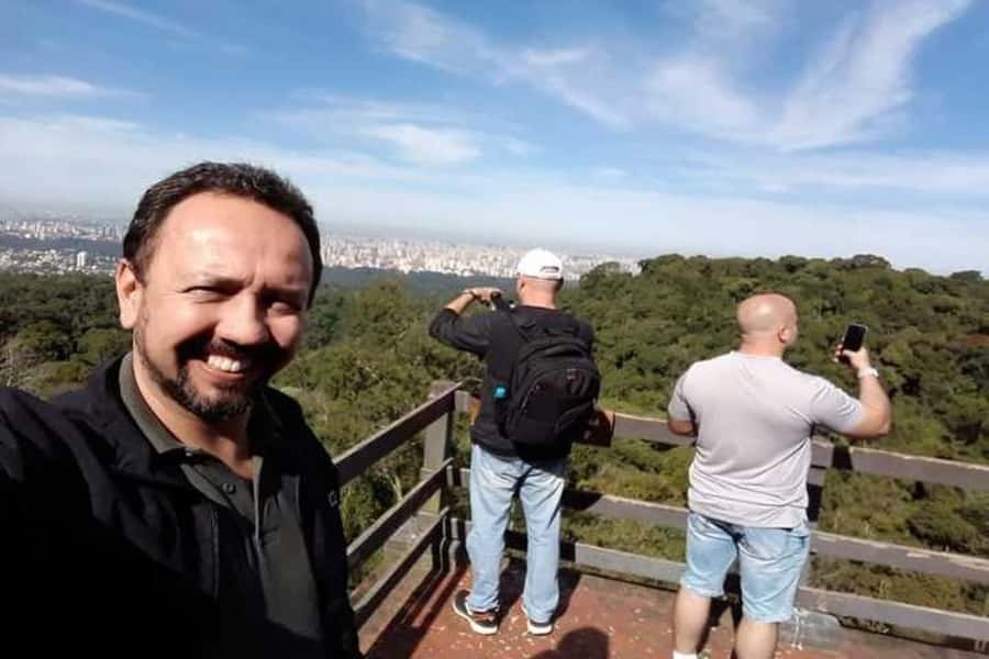 Walk to the Big Rock in Cantareira State Park - The return walk and ride back